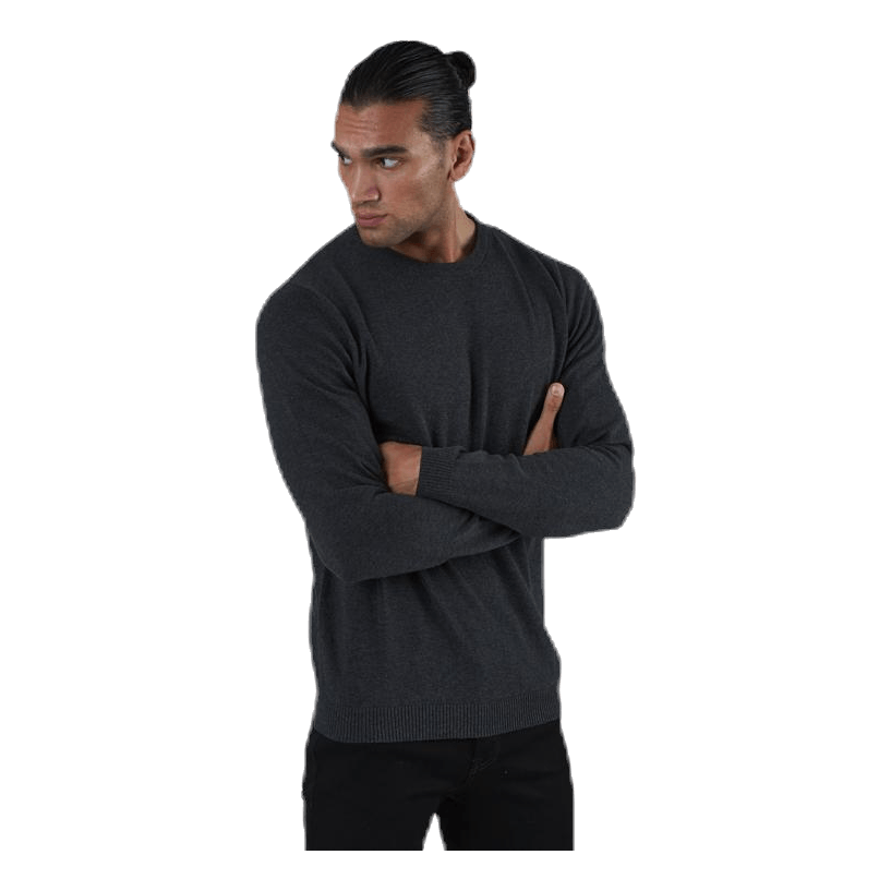 Basic Knit Crew Neck Grey