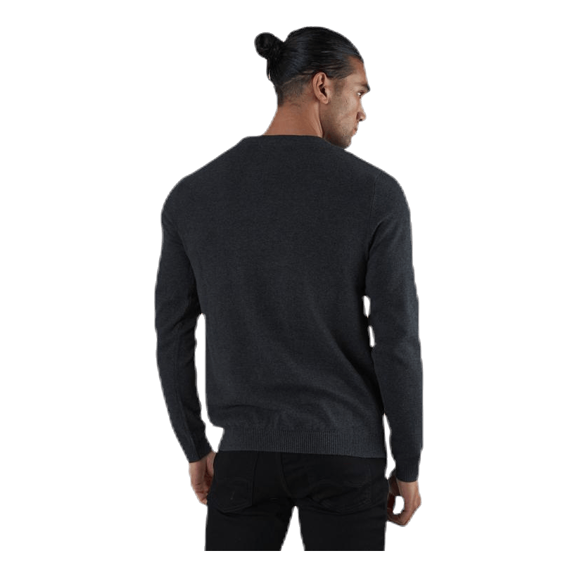 Basic Knit Crew Neck Grey