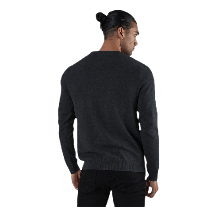 Basic Knit Crew Neck Grey