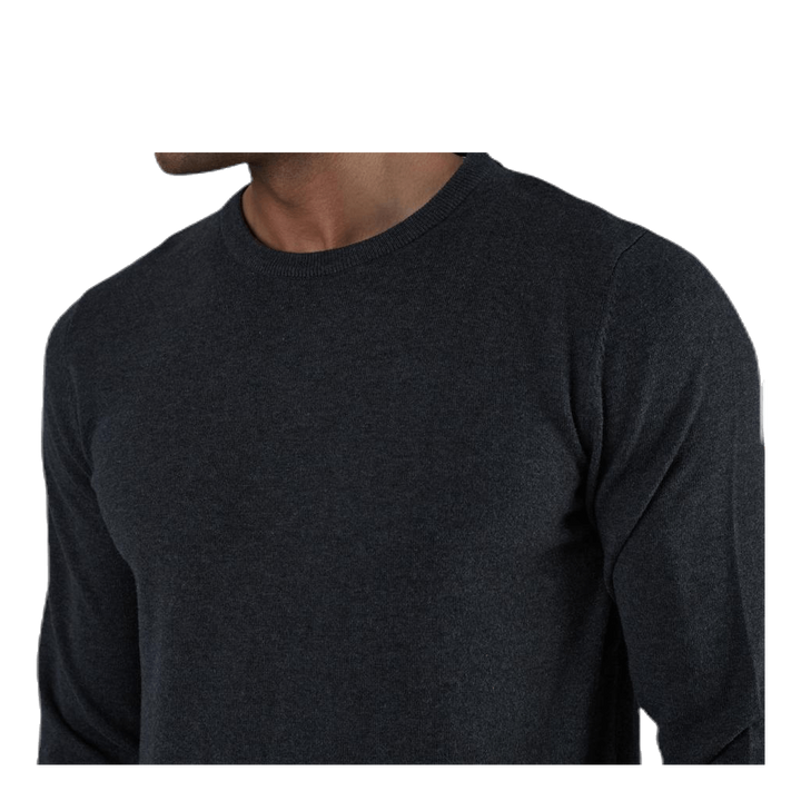 Basic Knit Crew Neck Grey