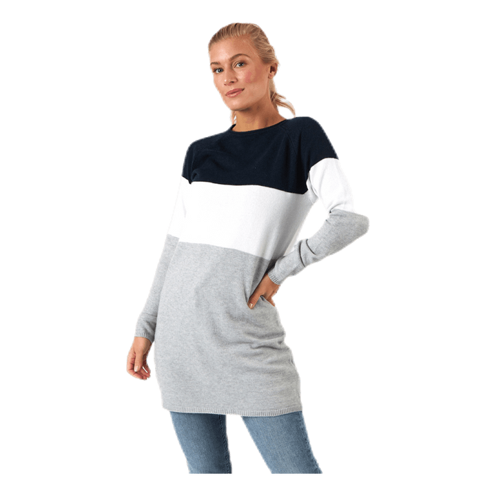 Lillo L/S Dress Knt Blue