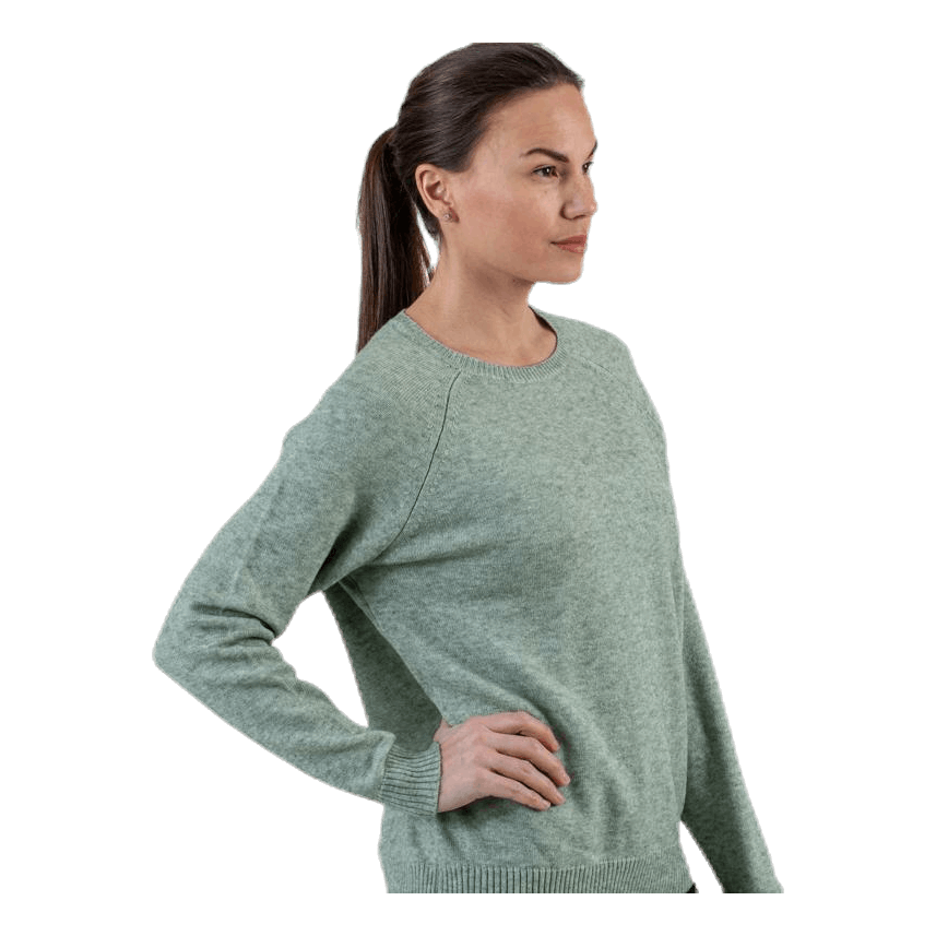 Lesly Kings L/S Pullover Knt Green