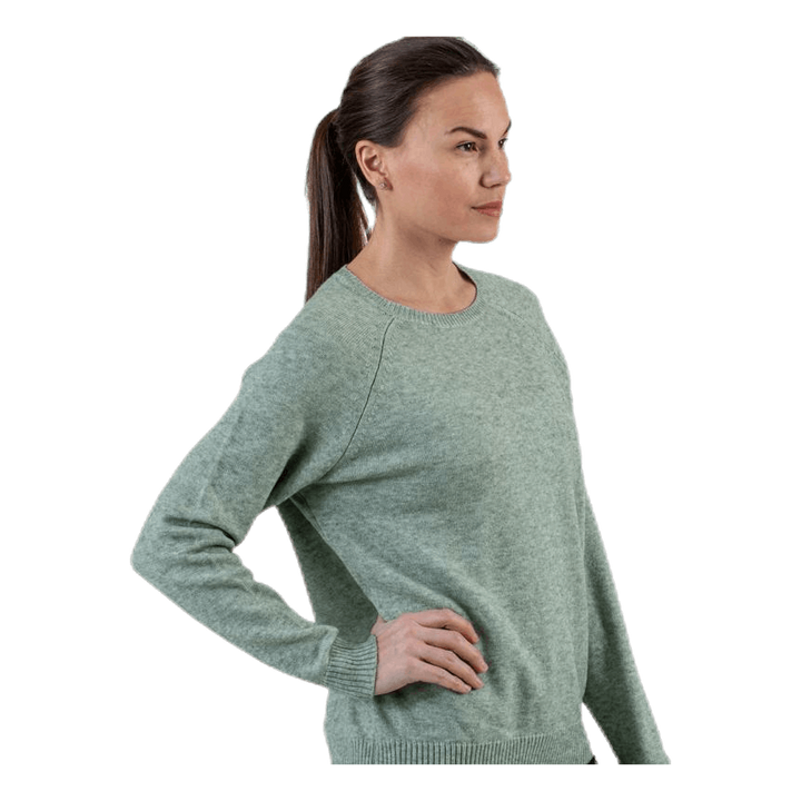 Lesly Kings L/S Pullover Knt Green