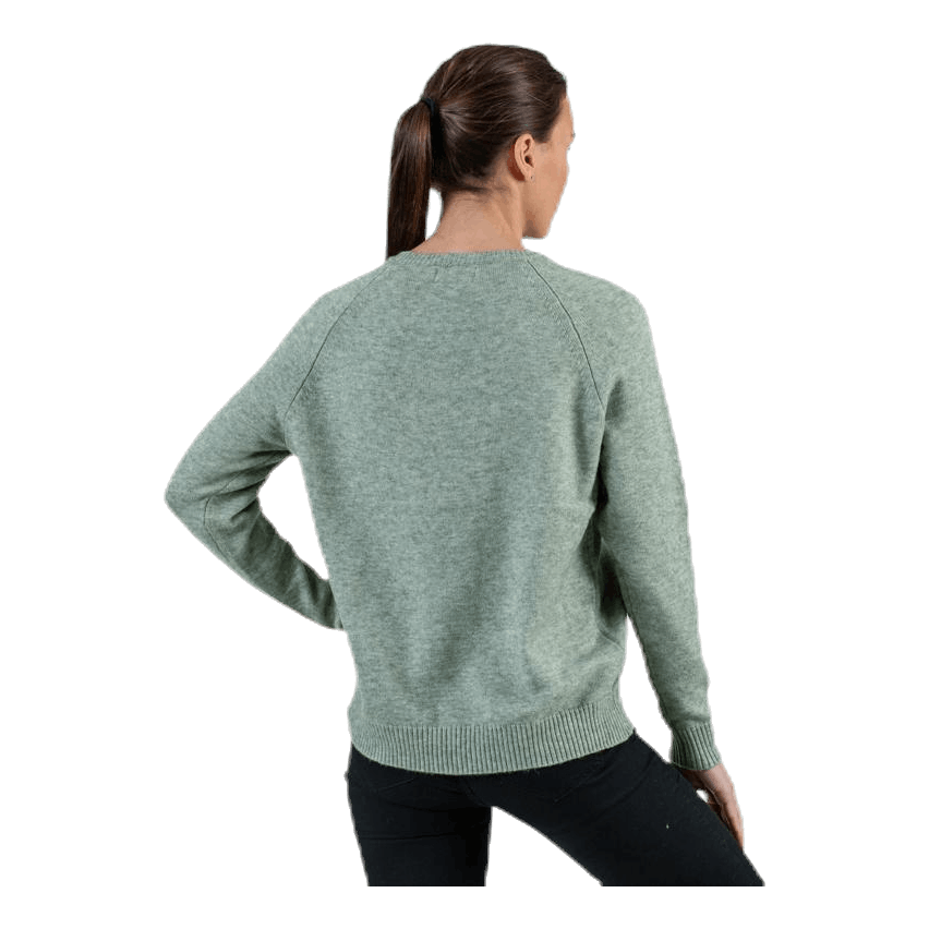 Lesly Kings L/S Pullover Knt Green