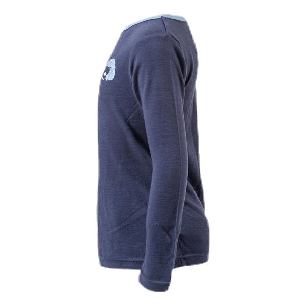 Willit Wool Ls Top Xix Blue