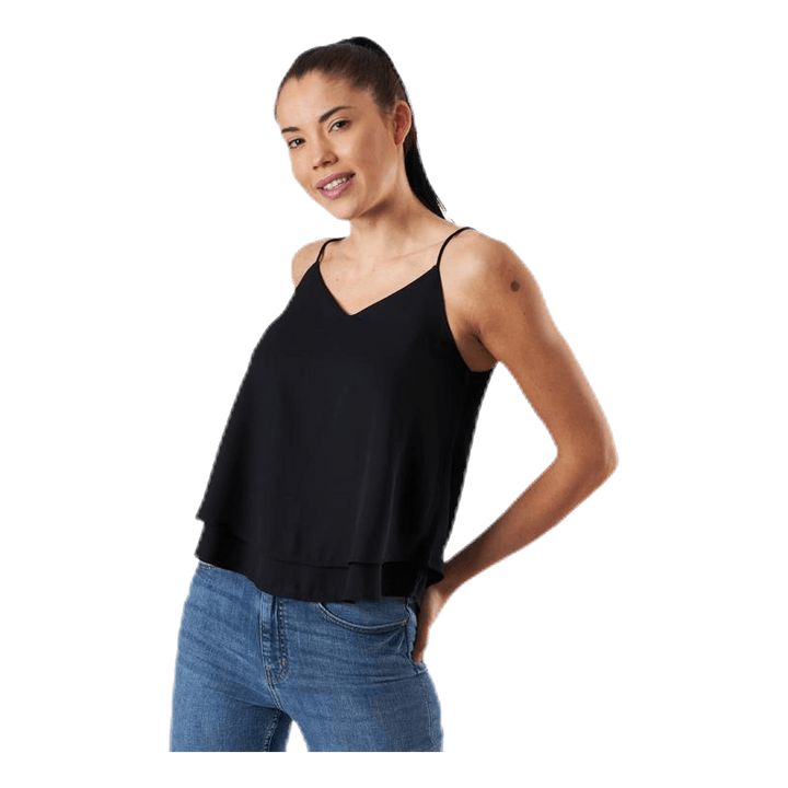 Bodil Slip Top Black