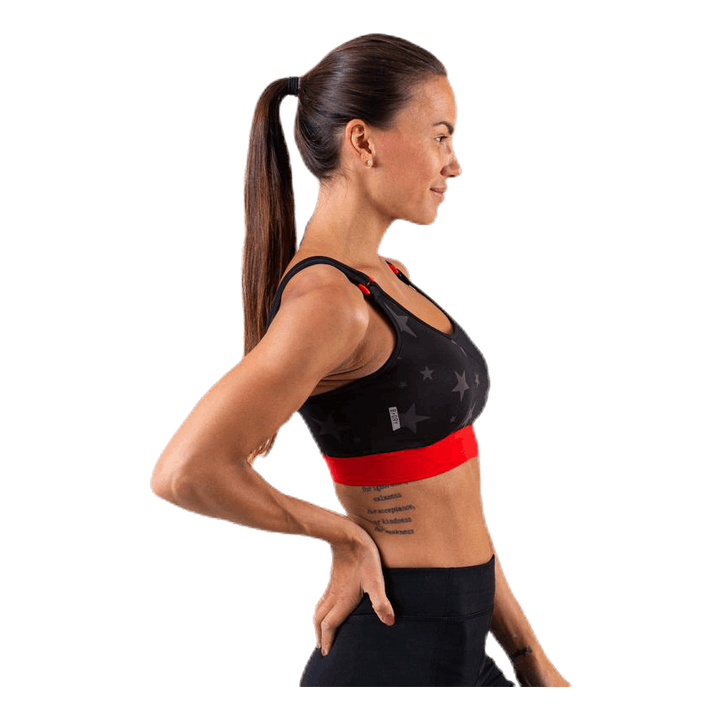 Alya Aop Sports Bra Black
