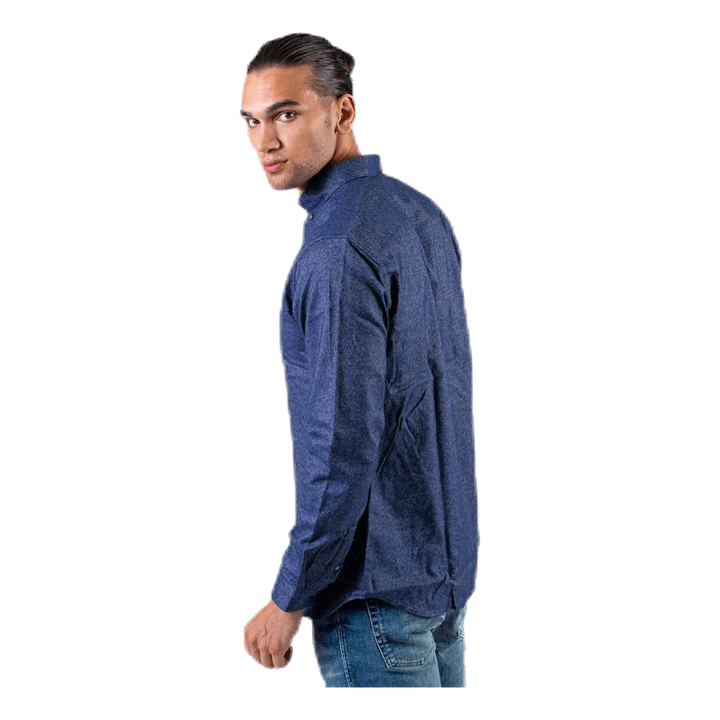 Logo Twist Shirt L/S Blue