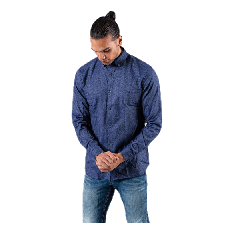Logo Twist Shirt L/S Blue