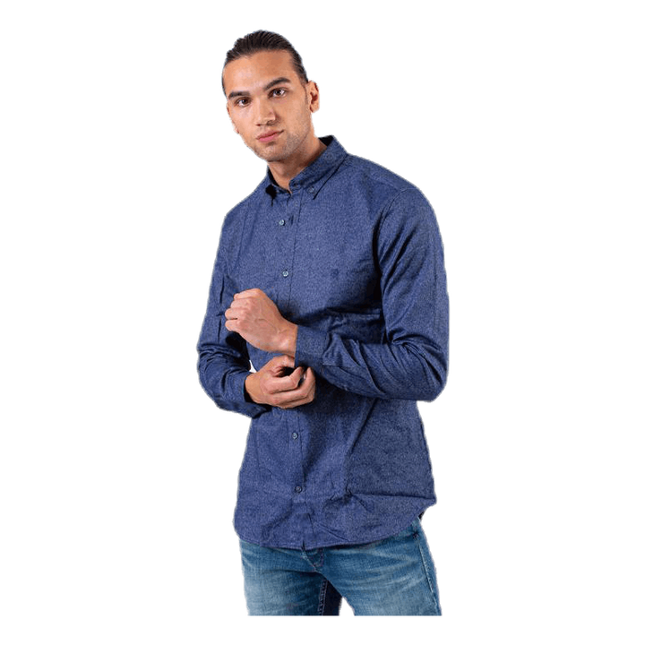 Logo Twist Shirt L/S Blue
