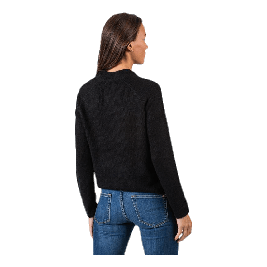 Ellen Ls O-Neck Knit Black