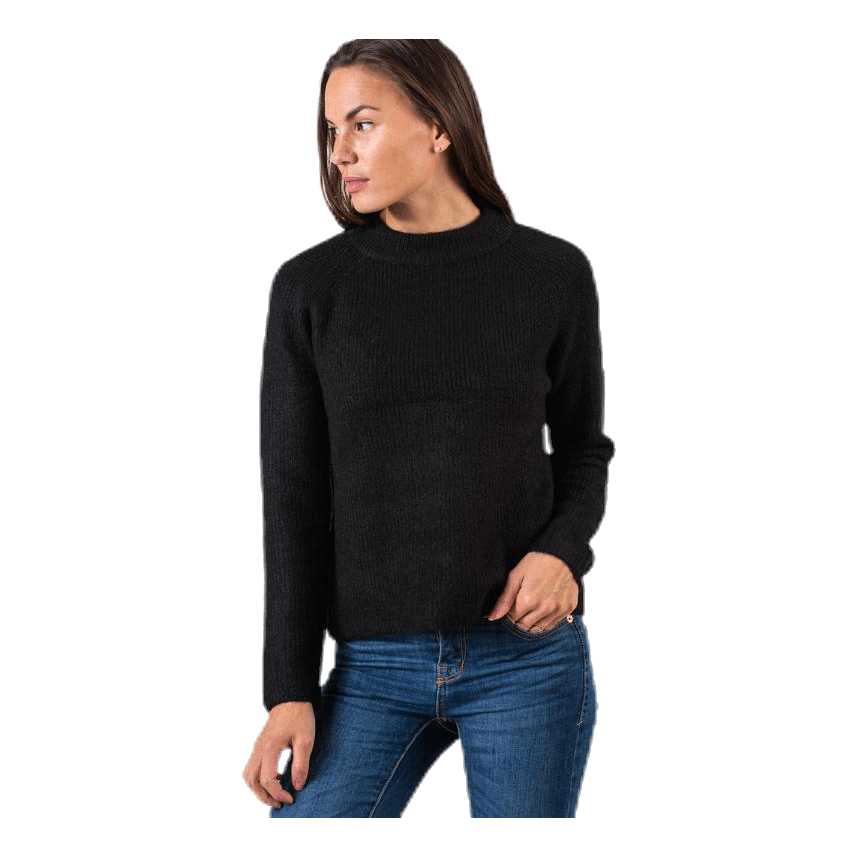Ellen Ls O-Neck Knit Black