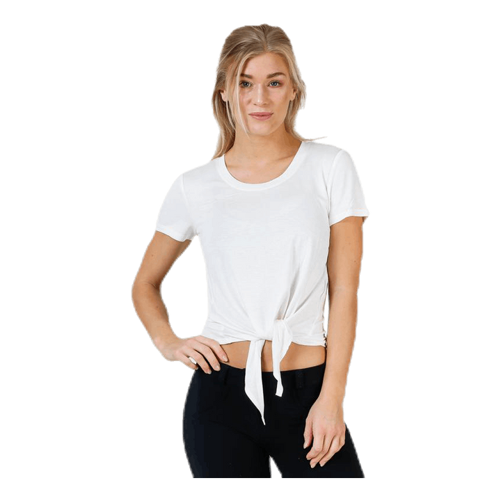Arli S/S Knot Top White