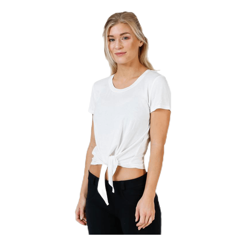 Arli S/S Knot Top White