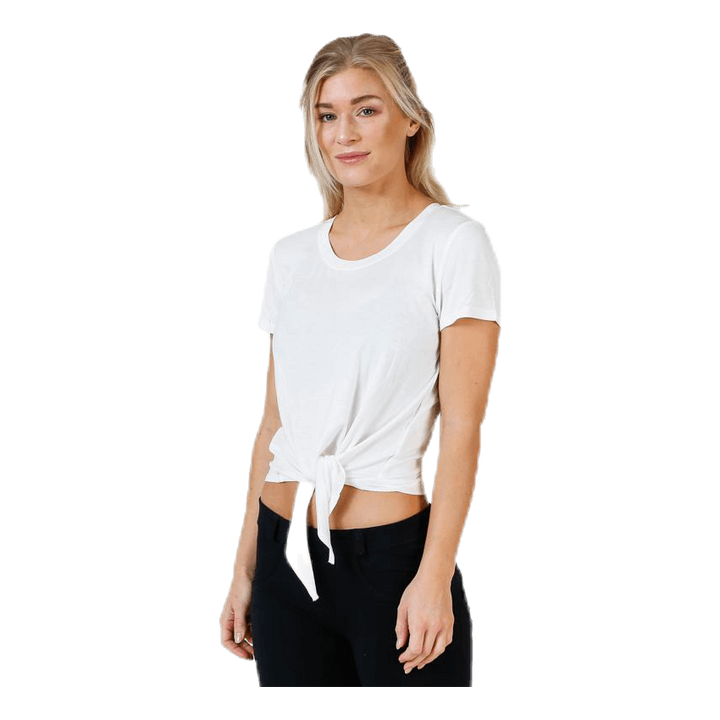 Arli S/S Knot Top White