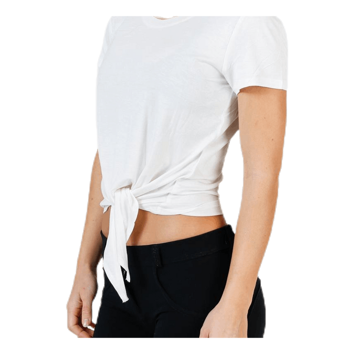 Arli S/S Knot Top White