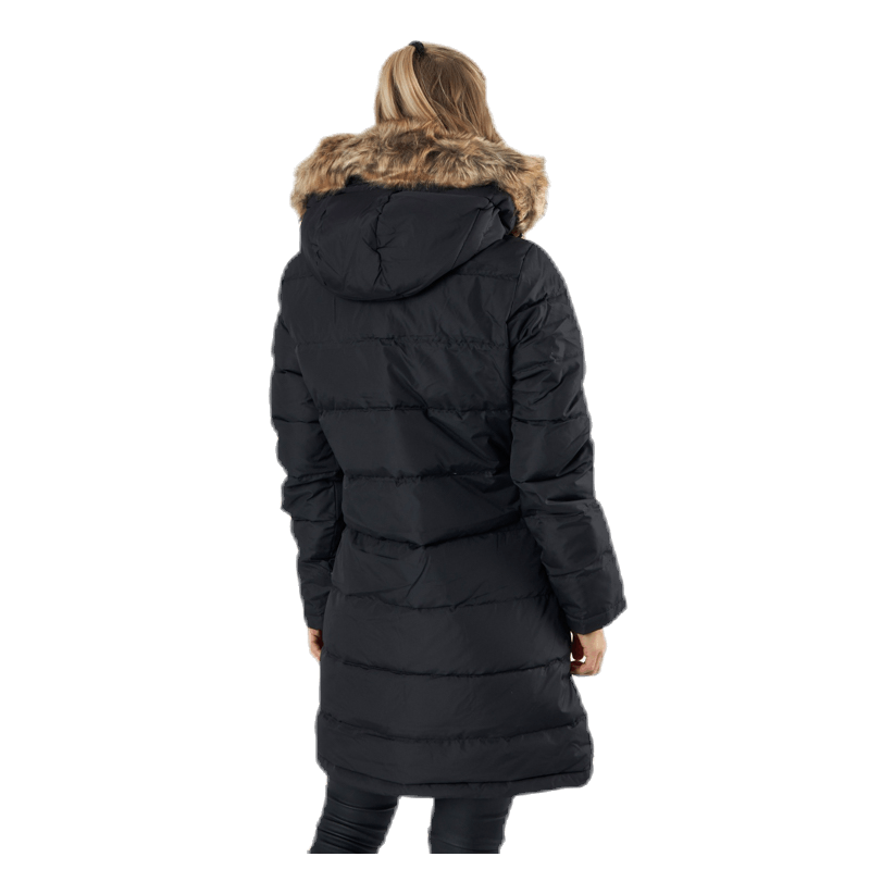 Paranaque Long Down Parka Jacket Black