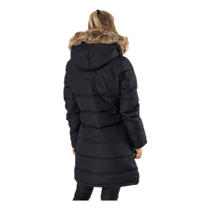 Paranaque Long Down Parka Jacket Black