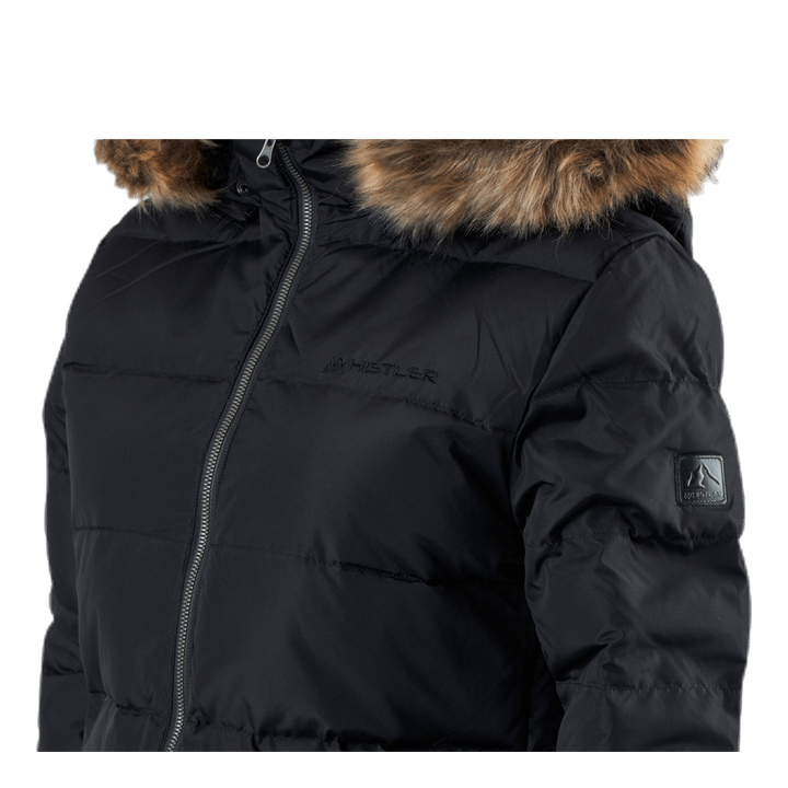 Paranaque Long Down Parka Jacket Black