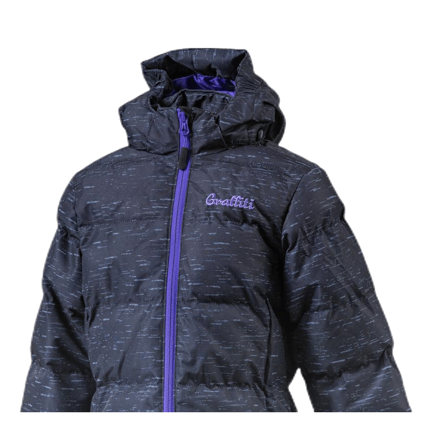 Mariel Girls Long Melange Pro-lite Jacket Black