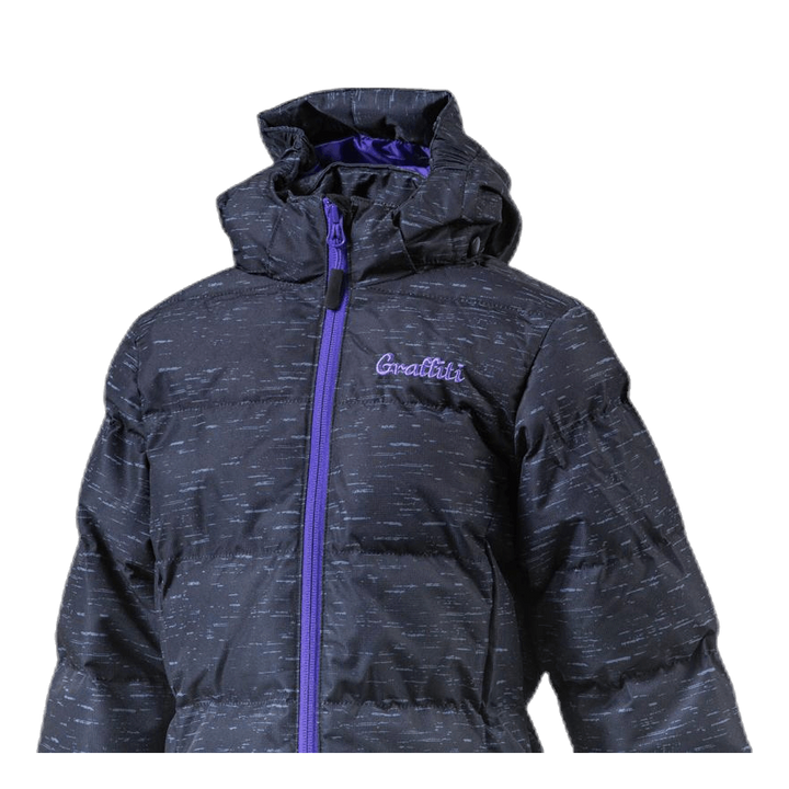 Mariel Girls Long Melange Pro-lite Jacket Black