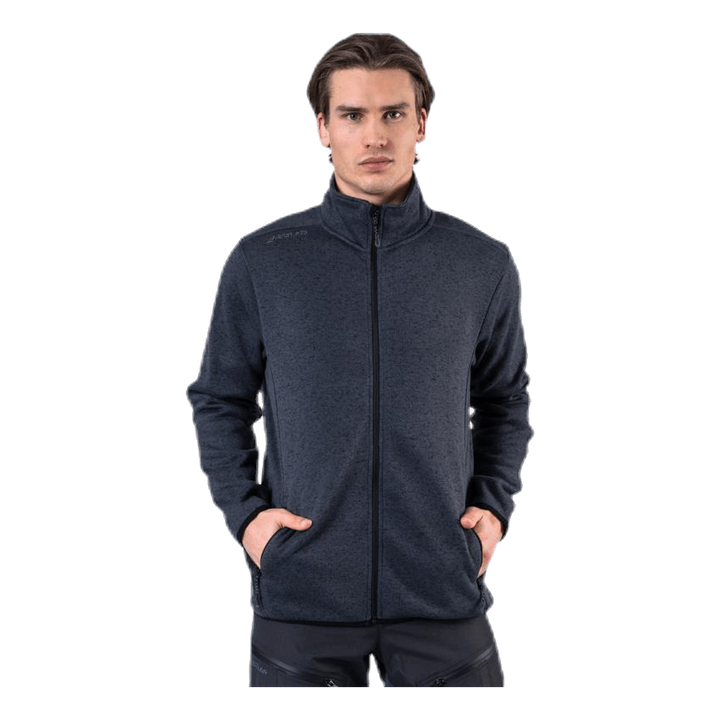 Pareman Melange Fleece Jacket Grey