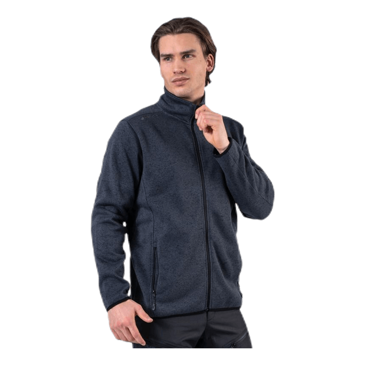 Pareman Melange Fleece Jacket Grey