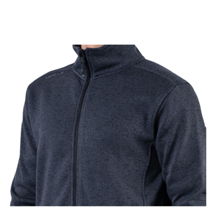 Pareman Melange Fleece Jacket Grey