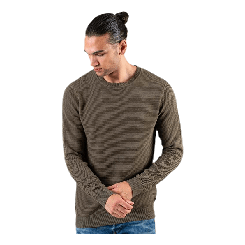 Liam Knit Crew Neck Green
