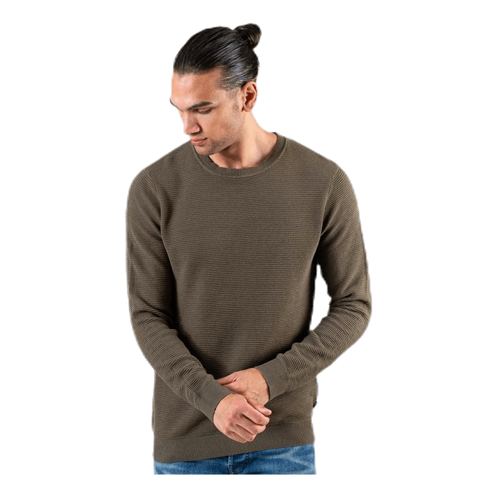 Liam Knit Crew Neck Green