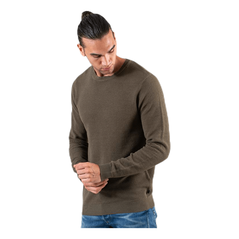 Liam Knit Crew Neck Green