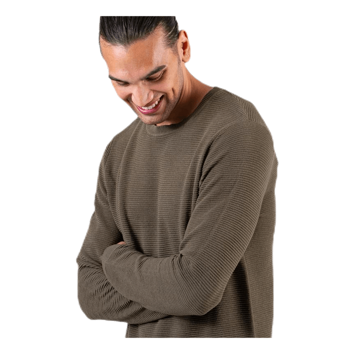 Liam Knit Crew Neck Green