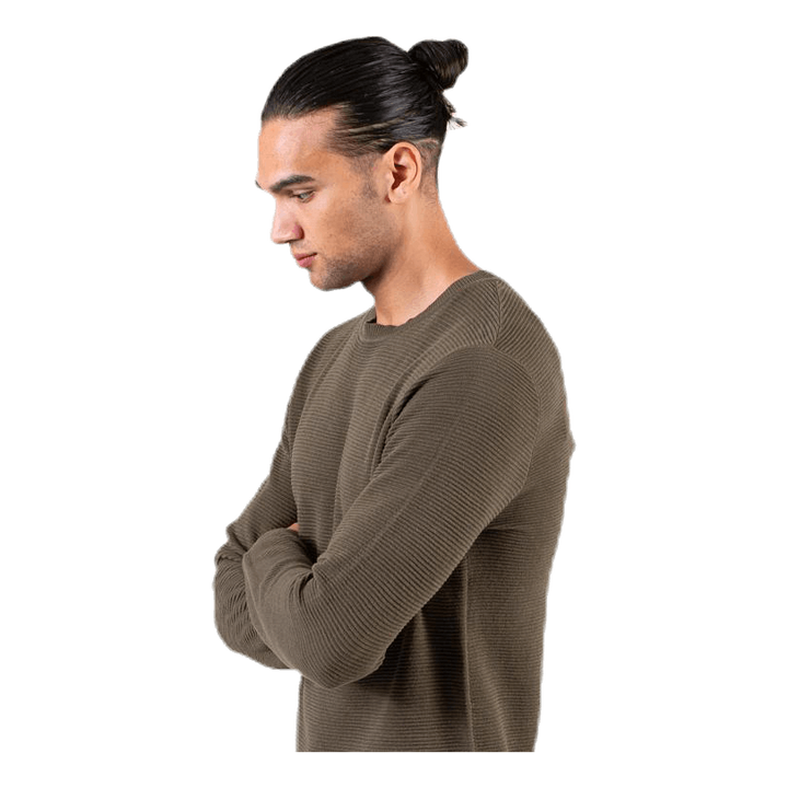 Liam Knit Crew Neck Green