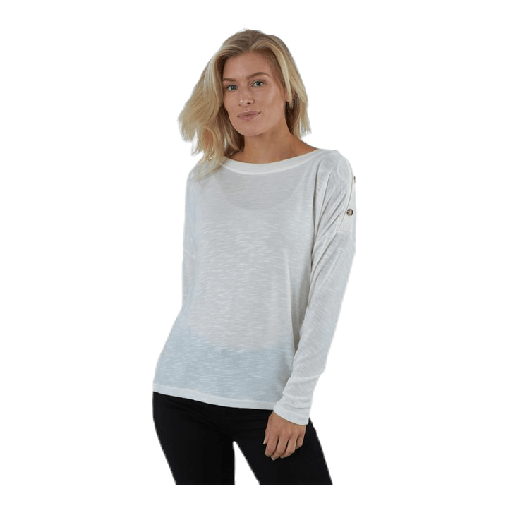 Nollie Ls O-Neck Top White