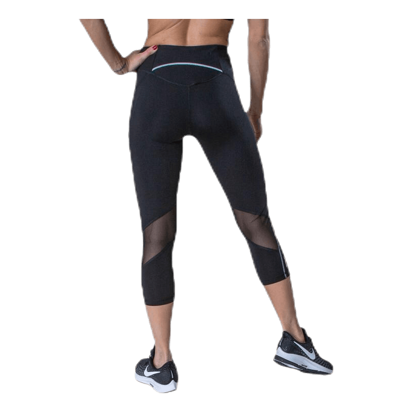 Performance Run 3/4 Tights Black