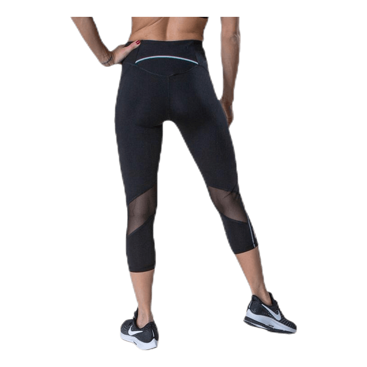 Performance Run 3/4 Tights Black