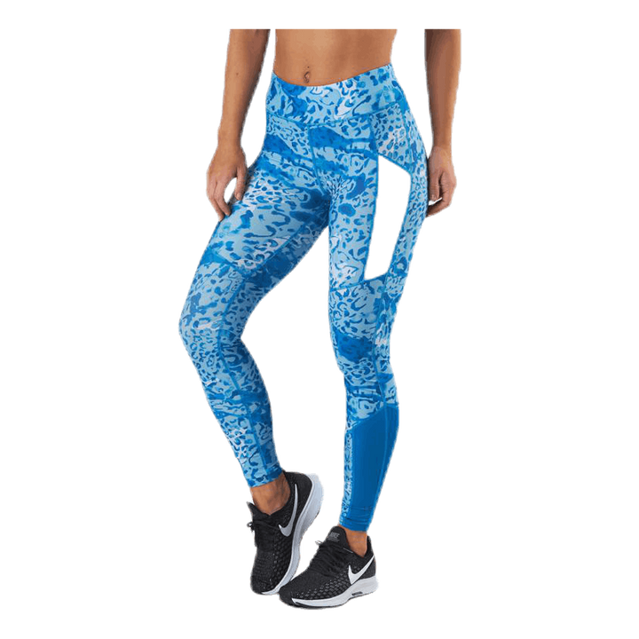 Angilia Life Aop Training Tights Blue
