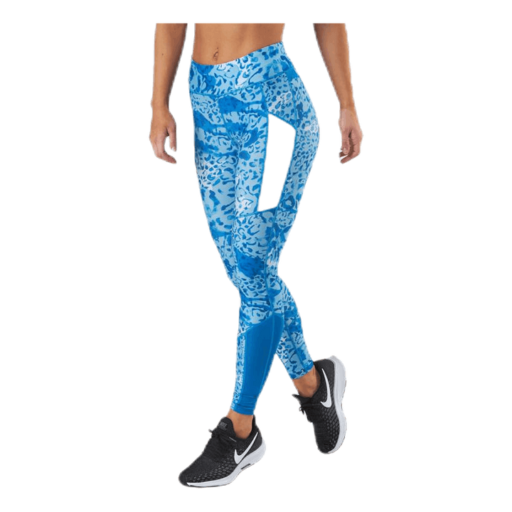 Angilia Life Aop Training Tights Blue