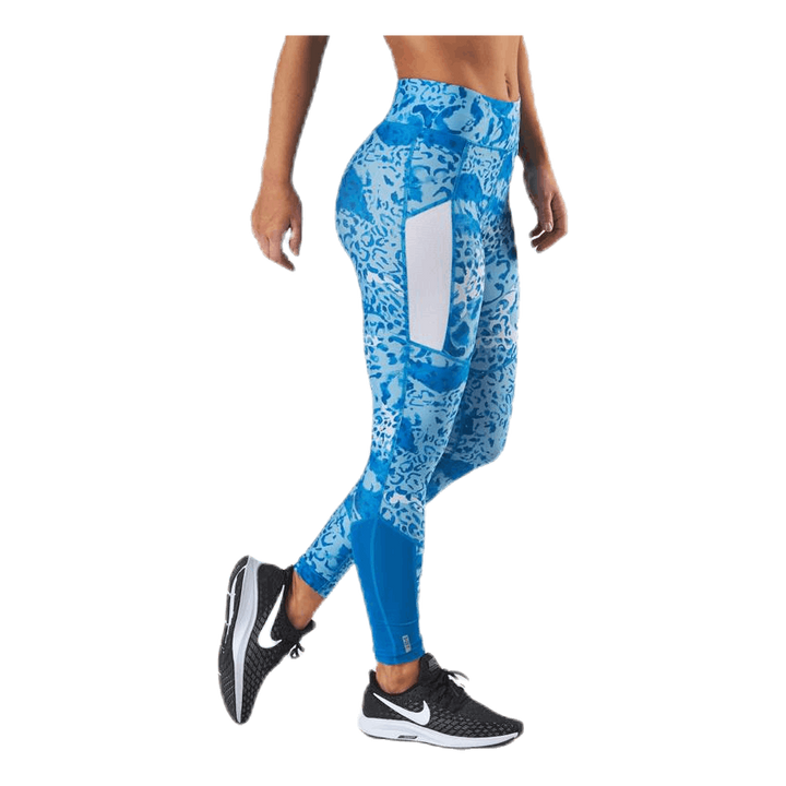 Angilia Life Aop Training Tights Blue