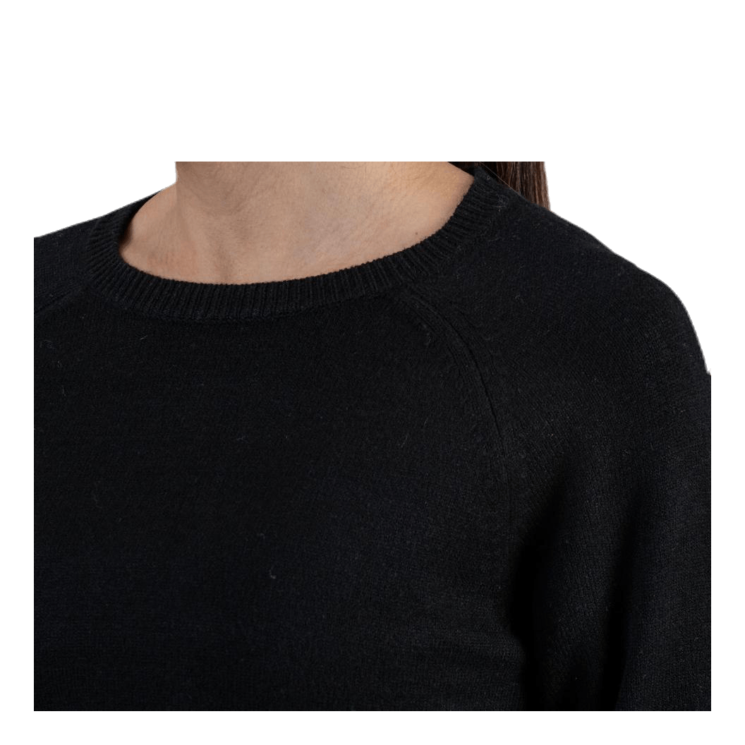 Lesly Kings L/S Pullover Knt Black