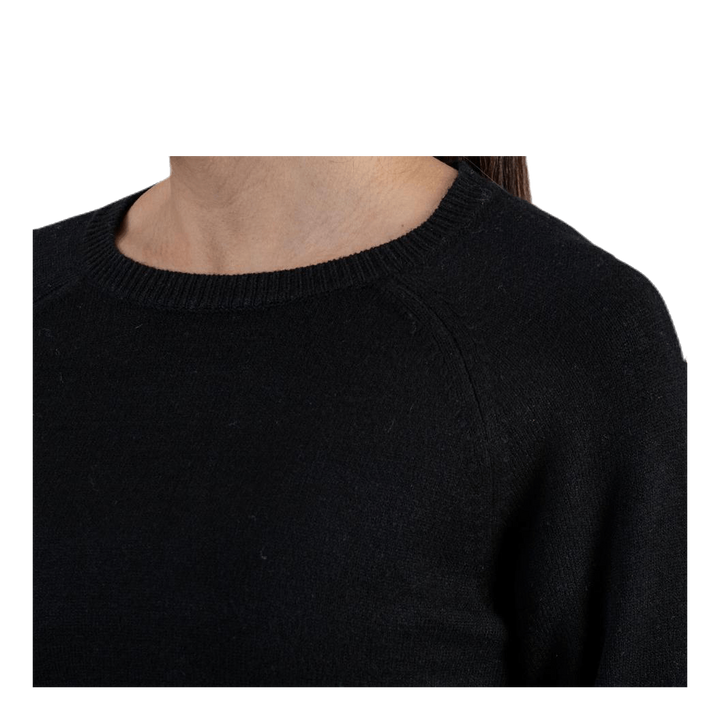 Lesly Kings L/S Pullover Knt Black