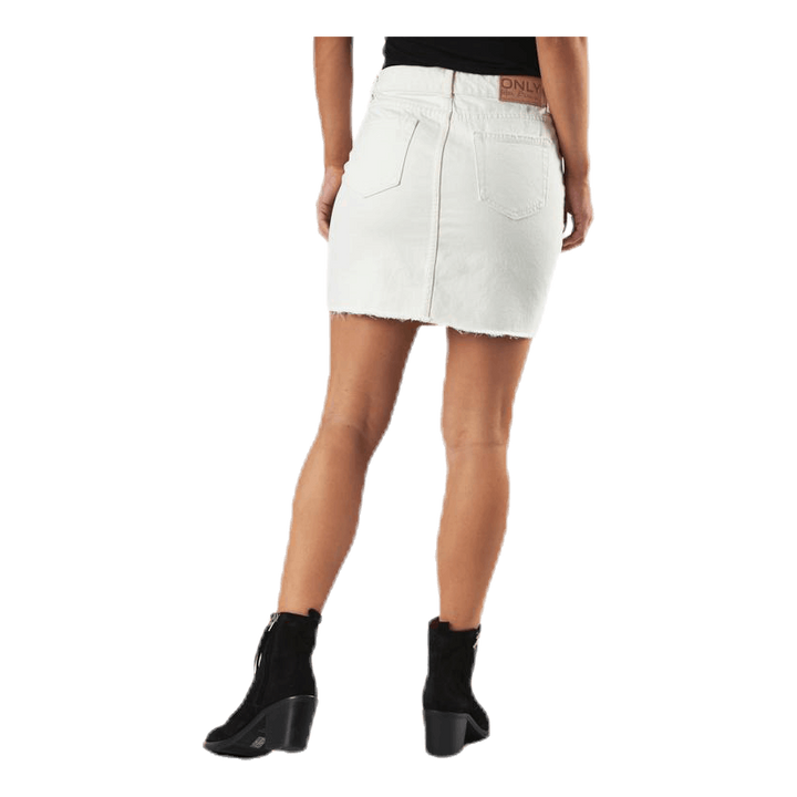 Sky Reg Skirt Raw Edge Dest.Bb