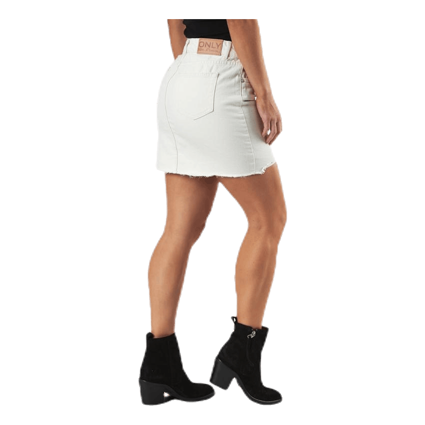 Sky Reg Skirt Raw Edge Dest.Bb