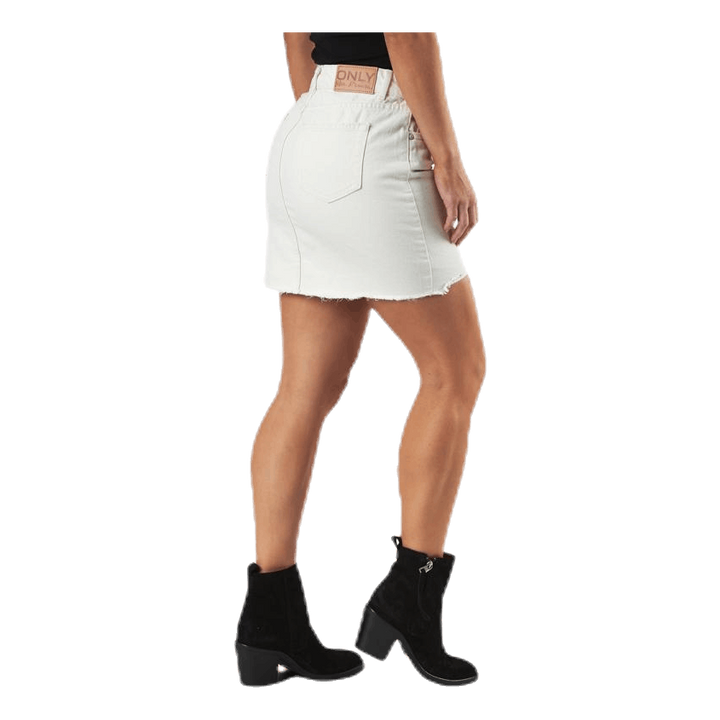 Sky Reg Skirt Raw Edge Dest.Bb