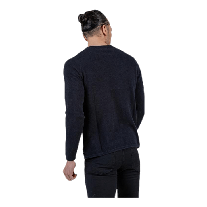 Hill Knit Crew Neck Black