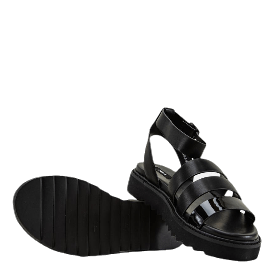 Malu Pu Chunky Wrap Sandal Black
