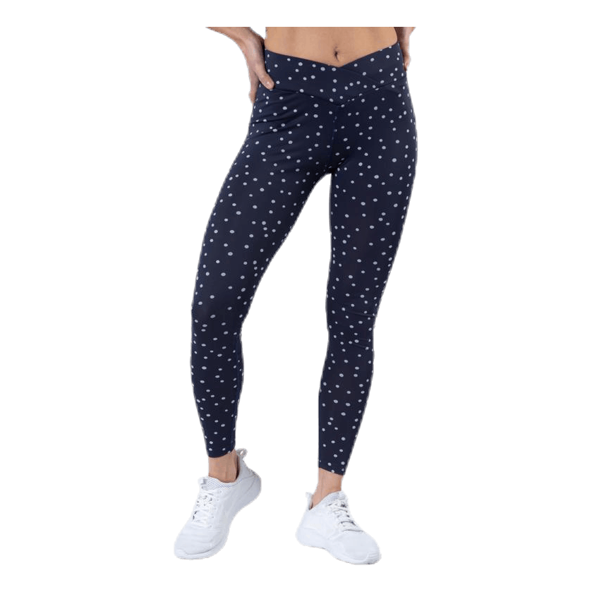 Francesca Aop Hw Training Tights Blue