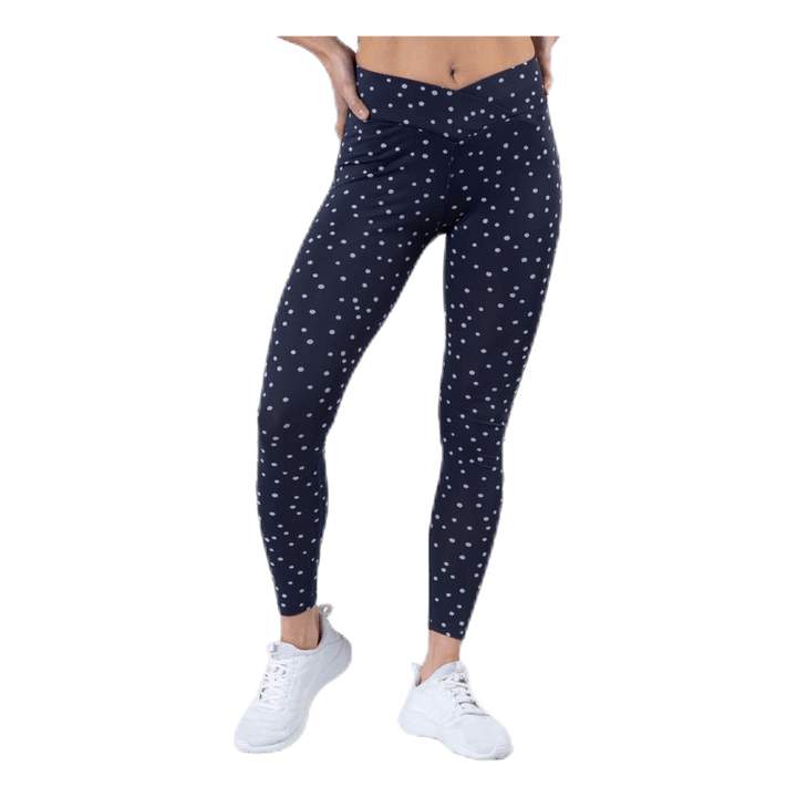 Francesca Aop Hw Training Tights Blue