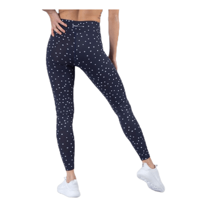 Francesca Aop Hw Training Tights Blue