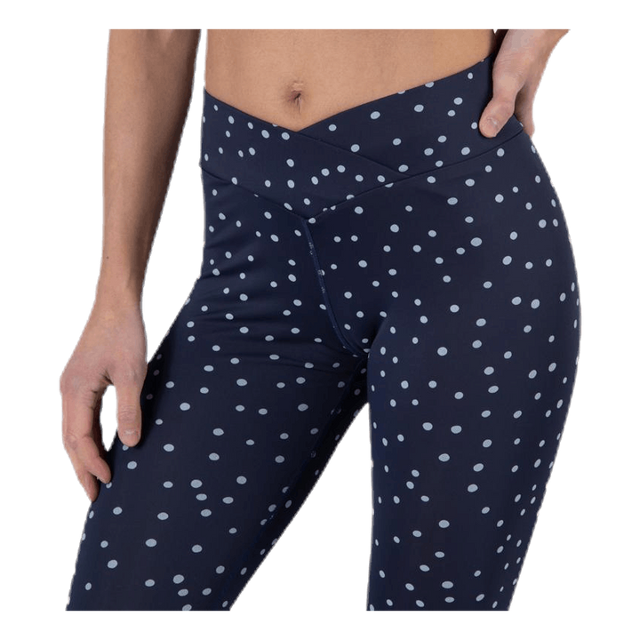 Francesca Aop Hw Training Tights Blue